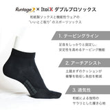 Runtage × Itoix ダブルプロソックス(W PRO SOCKS)